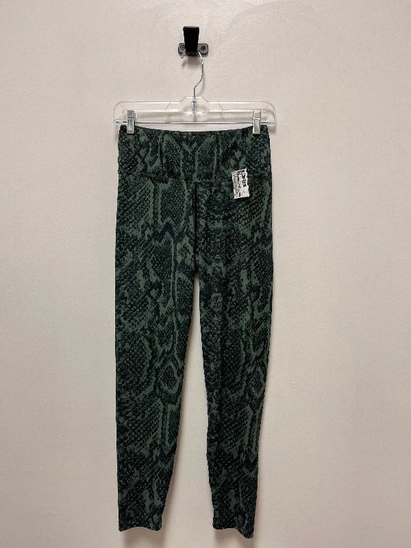 Green Athletic Leggings Clothes Mentor, Size S