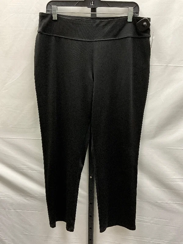 Black Athletic Pants Izod, Size L