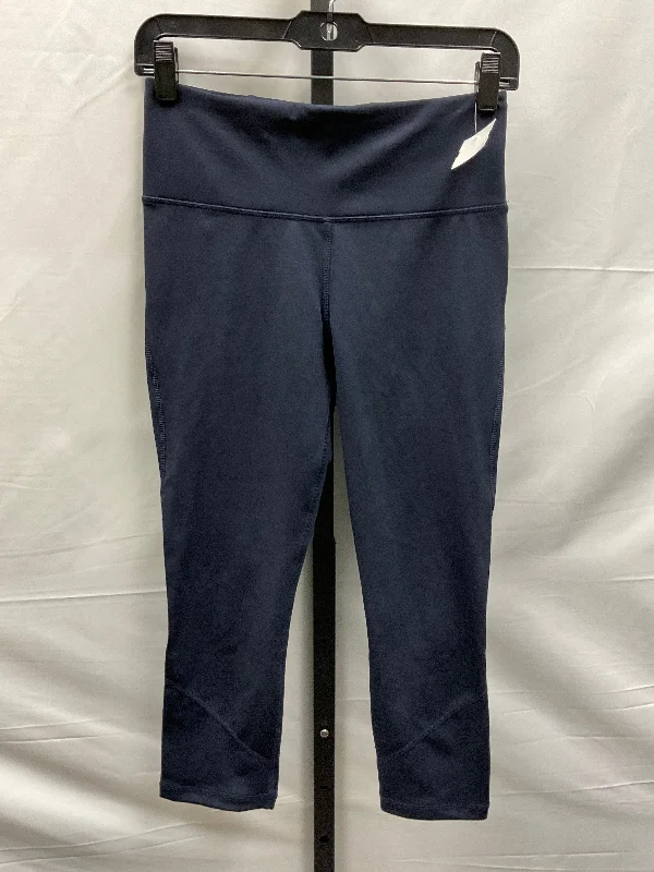 Navy Athletic Leggings Capris Kirkland, Size S