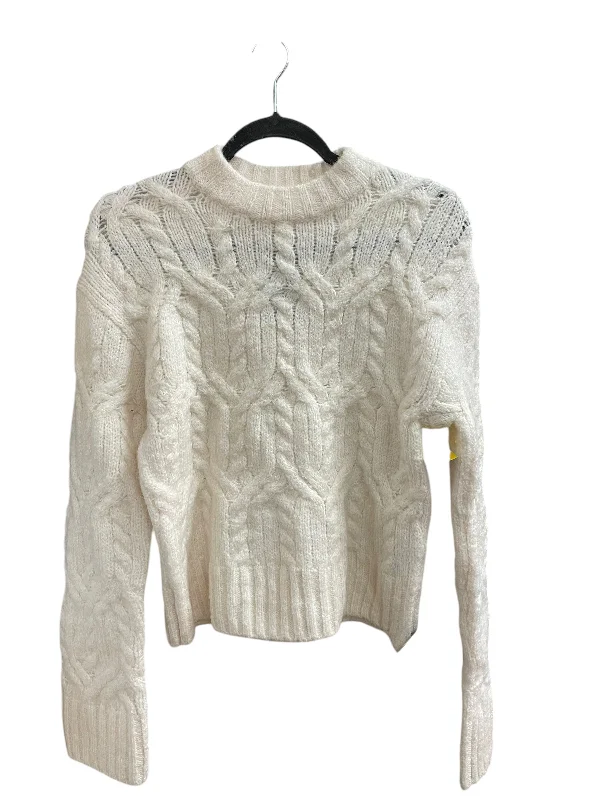 Sweater By H&m In Cream, Size: Xs