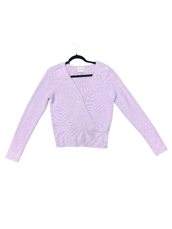 Sweater By Pink Rose In Purple, Size: Xl