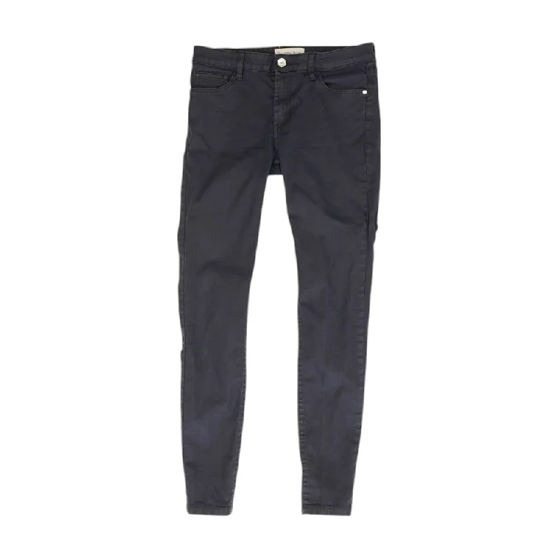 Navy Solid Jeans