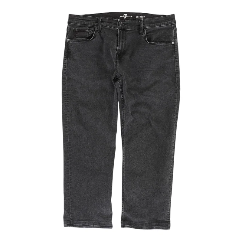 Black Solid Jeans