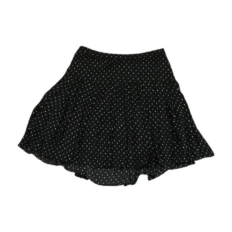 Black Misc Mini Skirt