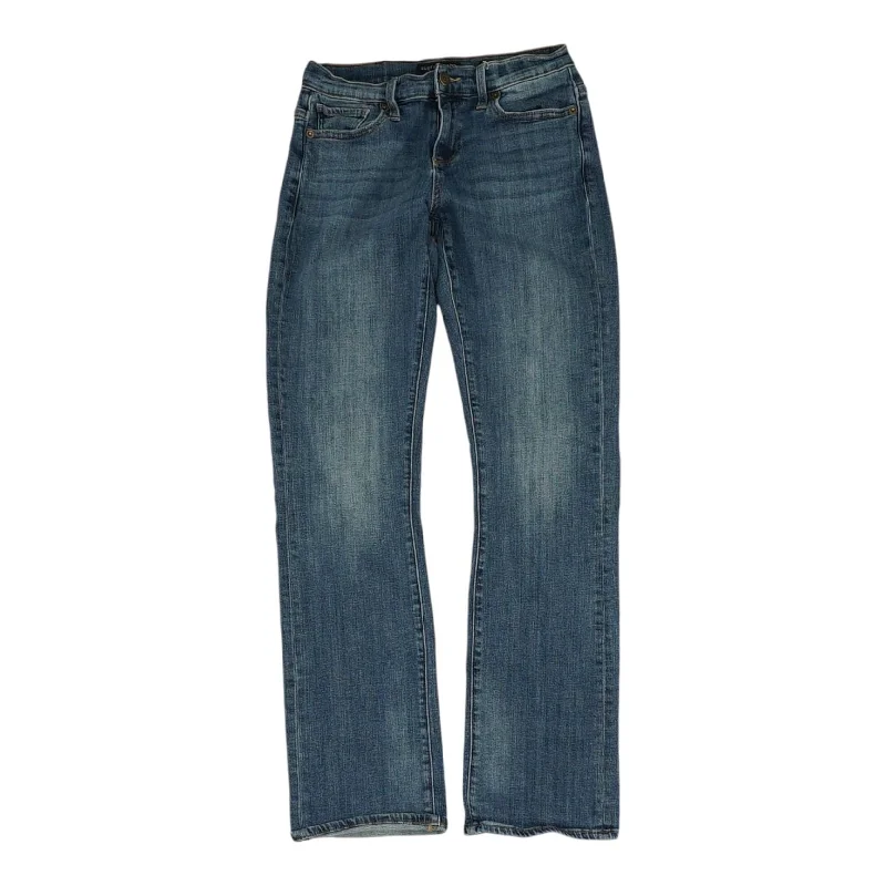 Blue Solid Low Rise Regular Jeans