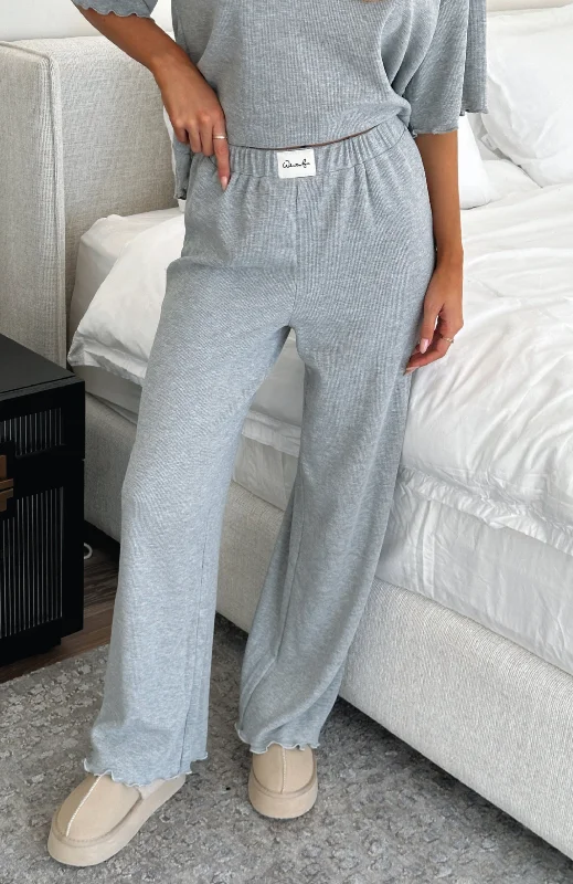 Tell You Everything Pyjama Pants Grey Marle