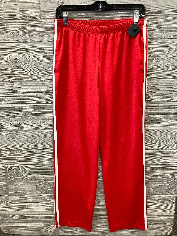 Red Athletic Pants Athletic Works, Size M