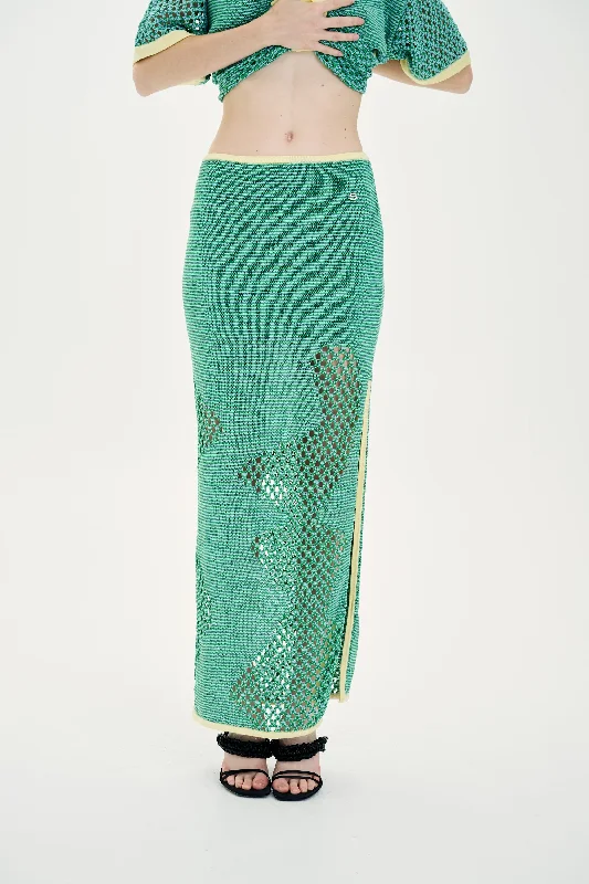 ROWAN CROCHET MAXI SKIRT