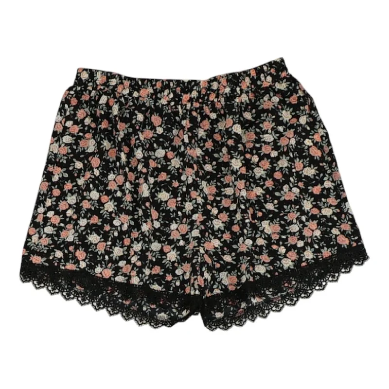 Black Floral Pajama Bottom