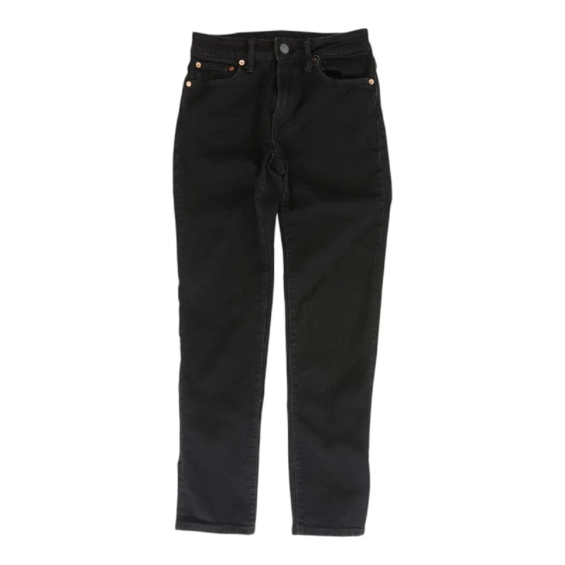 Black Solid Jeans