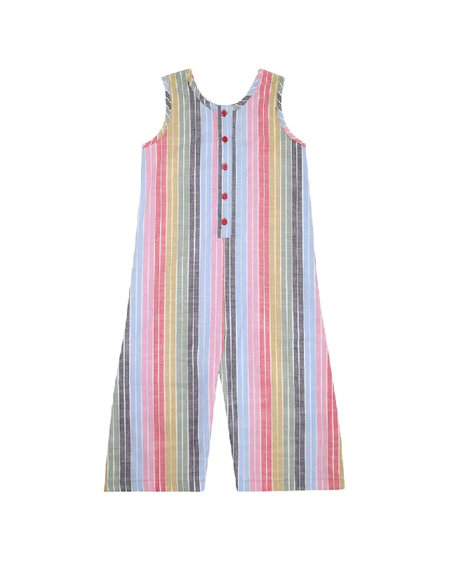 Lilly and Sid Rainbow Stripe Jumpsuit