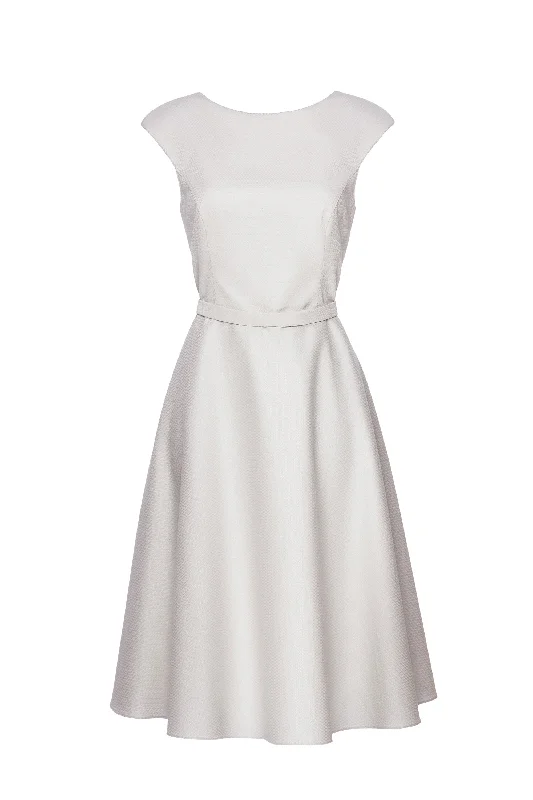 LILIUM GRAY MIDI DRESS