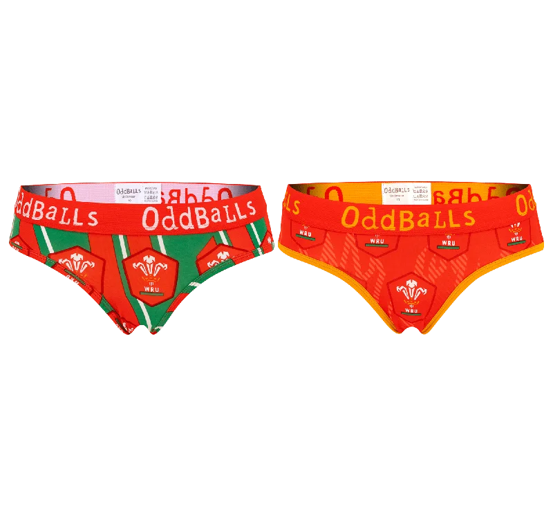 Welsh Rugby Union Bundle - Ladies Briefs 2 Pack Bundle