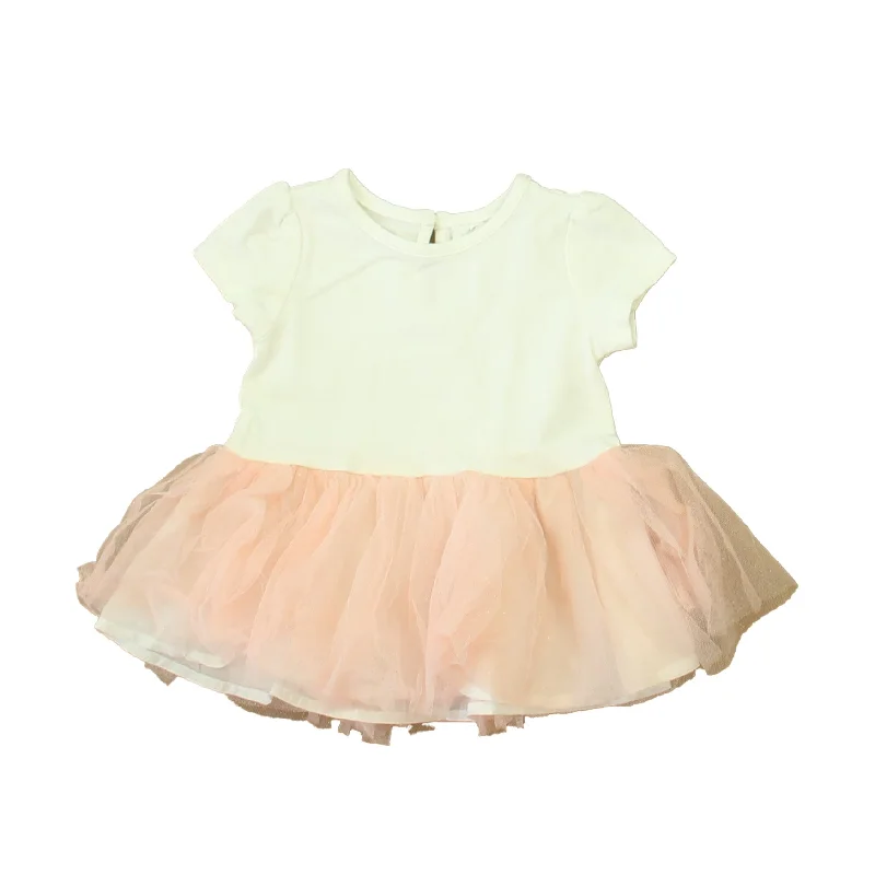 Miniclasix Girls White | Pink Dress