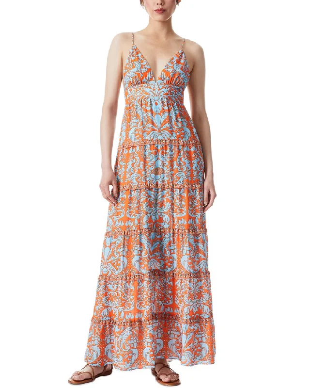 alice + olivia Karolina Halter Maxi Dress