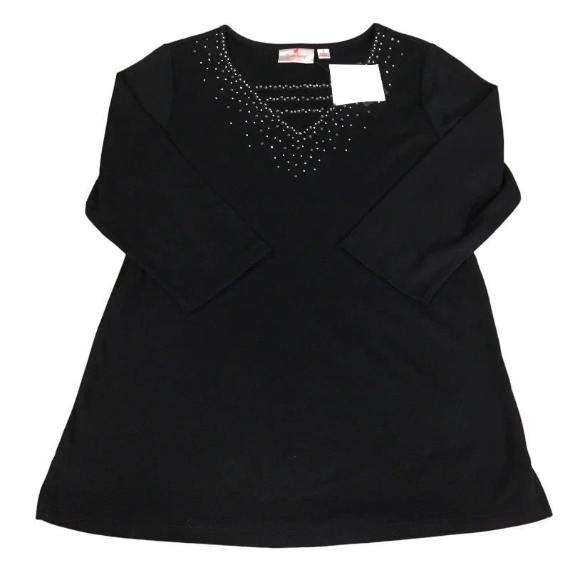 Top Long Sleeve By Clothes Mentor In Black, Size: S