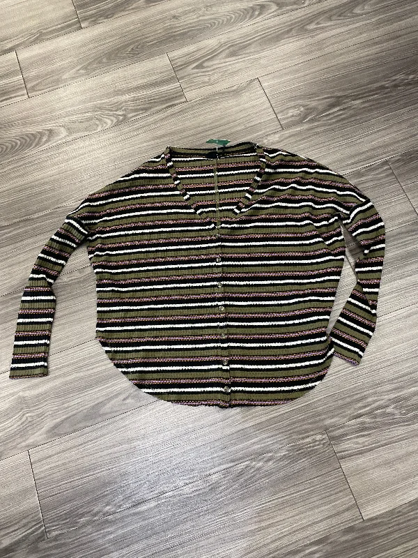 Top Long Sleeve By Clothes Mentor In Striped Pattern, Size: Xs