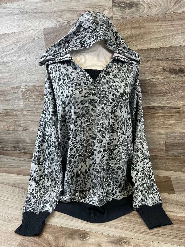 Top Long Sleeve By Cuddl Duds In Animal Print, Size: 1x